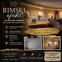 Dekorativna stenska tehnika Rimski efekt